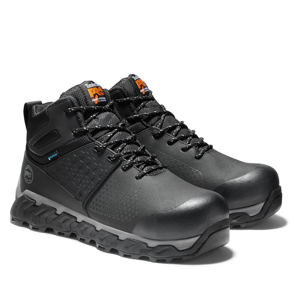 Botas de Trabajo Timberland Hombre Pro® Ridgecomp Toe Negras - Chile FLM-694218